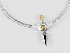 VP1 - Venus Gold and silver pendant