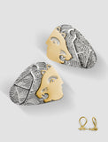 DE2 - Diana Gold and silver earrings - Ars Signum 