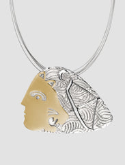 DP2 - Diana Gold and silver pendant