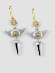 VE2 - Venus Gold and silver earrings