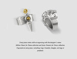VR4 - Venus Gold and silver ring with black ruthenium plating - Ars Signum 